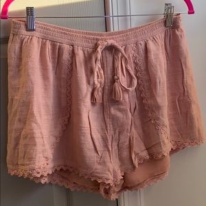 American Eagle pink soft shorts
